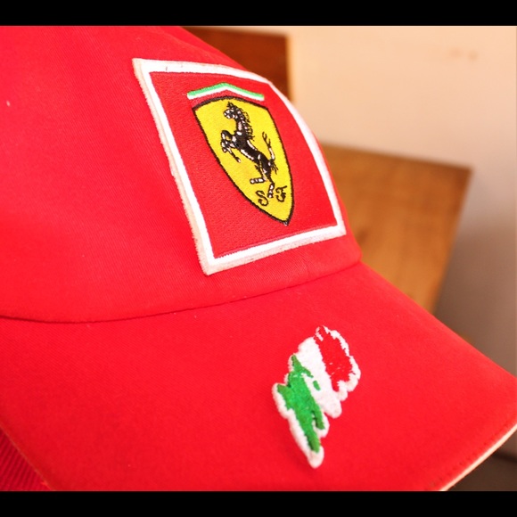Ferrari Other - PUMA FERRARI red embroidered logo cap